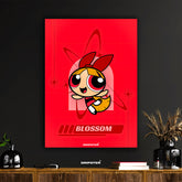 Blossom Powerpuff Girls Art Poster